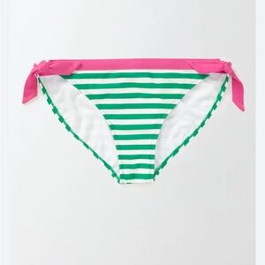Boden Green, Pink and White Striped Bikini Bottoms, Women’s US‎ 6